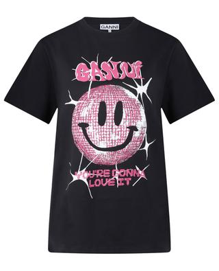 GANNI You're Gonna Love It Smiley print T-shirt - Bongenie Grieder