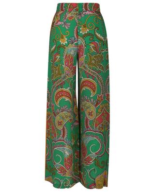 Marion printed silk wide leg trousers ALEMAIS