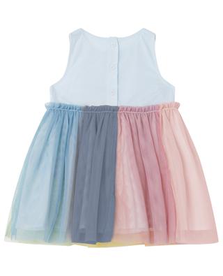 Rainbow sleeveless tulle baby dress STELLA MCCARTNEY KIDS