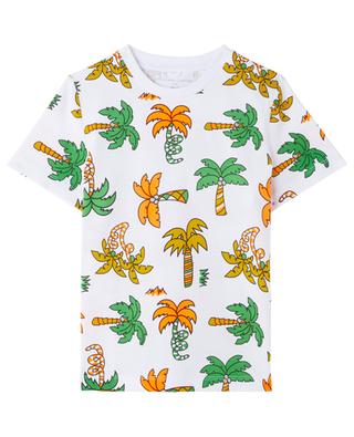 T-shirt garçon à manches courtes Palm Trees STELLA MCCARTNEY KIDS