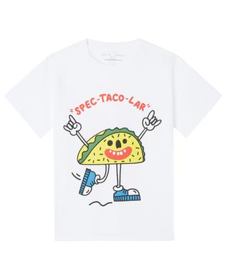 Jungen-Bio-Baumwoll-T-Shirt Spec-Taco-Lar STELLA MCCARTNEY KIDS