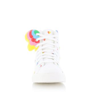 Hearts and Butterfly girl's high-top sneakers STELLA MCCARTNEY KIDS