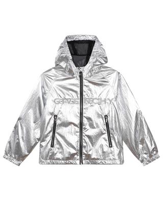 GIVENCHY girl's foil windbreaker jacket GIVENCHY