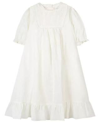 Embroidered cotton christening dress TARTINE ET CHOCOLAT