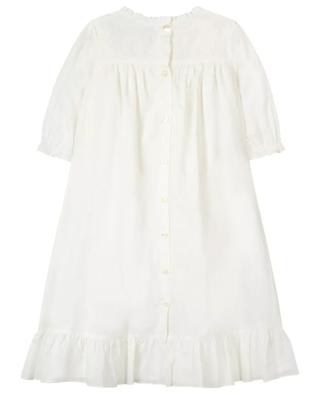 Embroidered cotton christening dress TARTINE ET CHOCOLAT