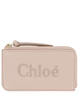 Chloé Sense zipped calfskin card case CHLOE