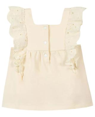 Daisy embroidered baby strappy top TARTINE ET CHOCOLAT