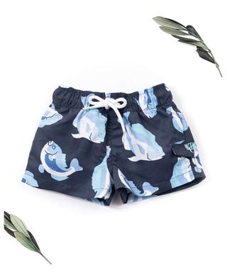 Fish printed baby swim shorts TARTINE ET CHOCOLAT