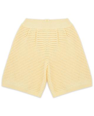Farmer girl's openwork crochet girl's shorts DOLCE & GABBANA