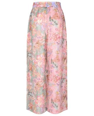 Cira floral linen wide-leg trousers ZIMMERMANN