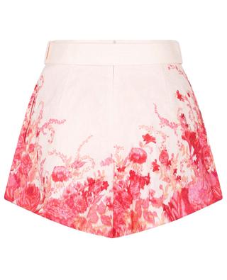 High Tide floral linen high-rise shorts ZIMMERMANN