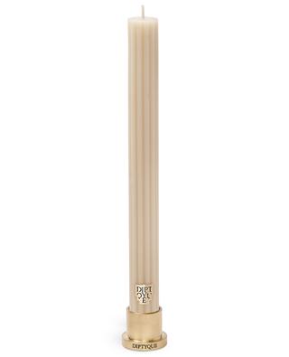 Chandelle Ambre ribbed taper candle DIPTYQUE