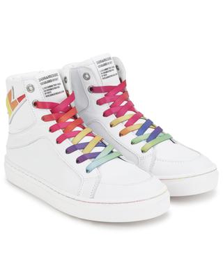 Girl's lace-up high-top sneakers ZADIG & VOLTAIRE