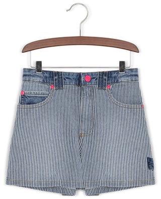 Striped denim girl's shorts THE MARC JACOBS