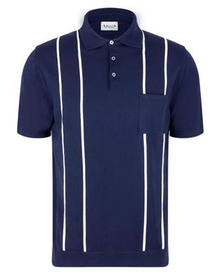 Donald cotton short-sleeved striped polo shirt GALLIA