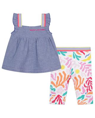 Cotton baby outfit top and leggings THE MARC JACOBS