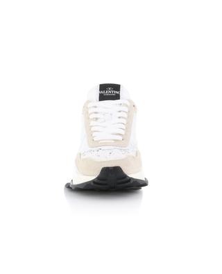 Lacerunner lace and leather low-top lace-up sneakers VALENTINO GARAVANI