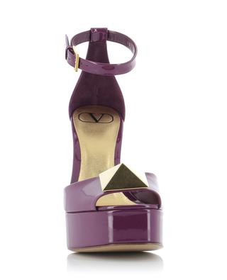 One Stud heeled patent leather platform sandals VALENTINO GARAVANI