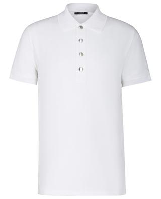 Short-sleeved jacquard polo shirt BALMAIN