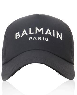 Baseballkappe aus Gabardine mit BALMAIN PARIS-Stickerei BALMAIN