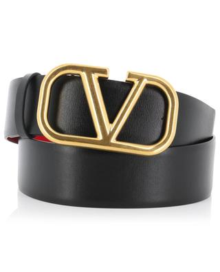 VLogo Signature reversible leather belt - 4 cm VALENTINO GARAVANI
