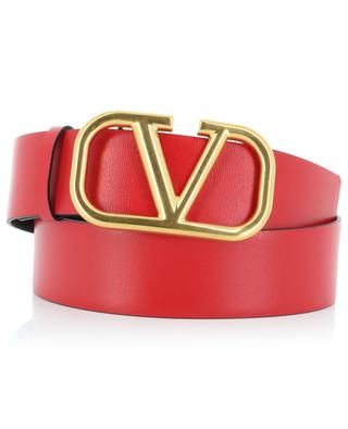 VLogo Signature reversible leather belt - 4 cm VALENTINO GARAVANI