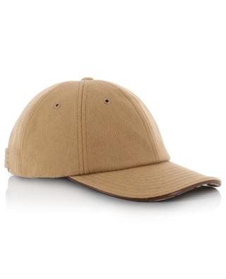 TB Monogram cashmere baseball cap BURBERRY