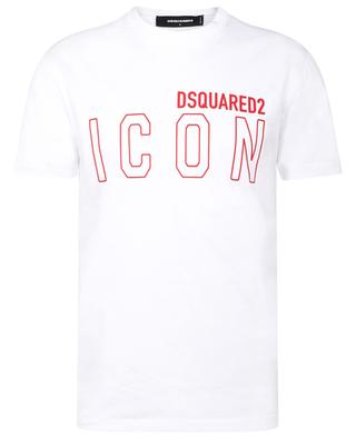 Kurzärmeliges T-Shirt aus Baumwolle Icon Outline Cool Fit DSQUARED2