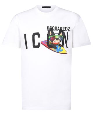 Kurzärmeliges T-Shirt aus Baumwolle ICON Ciro DSQUARED2