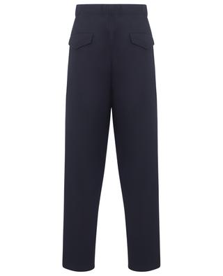 Tapered twill trousers with elasticated waistband JIL SANDER