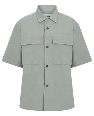 Organic cotton poplin short-sleeved shirt JIL SANDER
