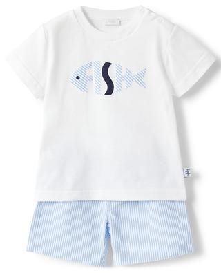 Baby-Short- und T-Shirt-Set Fish IL GUFO