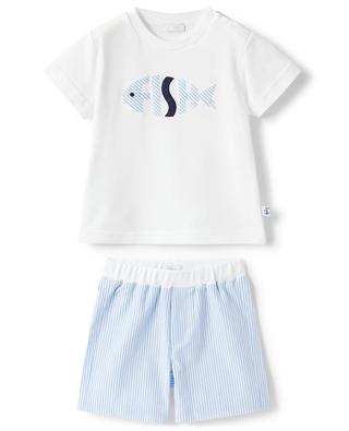 Baby-Short- und T-Shirt-Set Fish IL GUFO