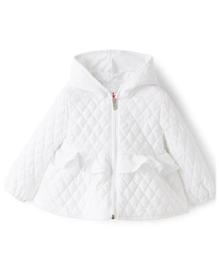 Ruffled quilted baby jacket IL GUFO