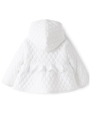 Ruffled quilted baby jacket IL GUFO