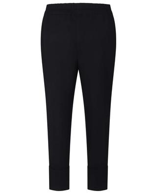 Farell cropped wool twill tapered-leg trousers AKRIS PUNTO