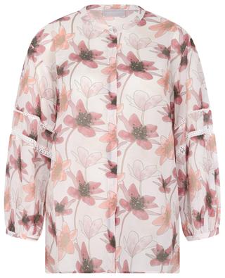 Limota cotton and silk long-sleeved blouse HEMISPHERE