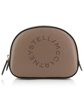 Stella Logo faux leather cosmetics case STELLA MCCARTNEY