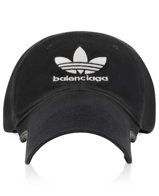 BALENCIAGA / adidas faded embroidered gabardine baseball cap BALENCIAGA X ADIDAS
