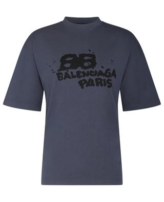 Hand Dranw BB Icon Medium Fit distressed T-shirt BALENCIAGA