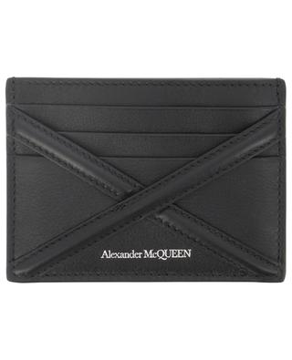 The Harness compact leather card case ALEXANDER MC QUEEN