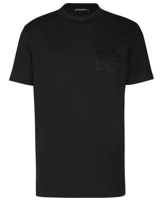 DG embroidered short-sleeved T-shirt DOLCE & GABBANA
