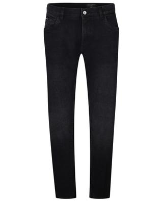 Distressed slim fit cotton stretch jeans DOLCE & GABBANA