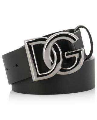 DG matte smooth leather belt - 4 cm DOLCE & GABBANA