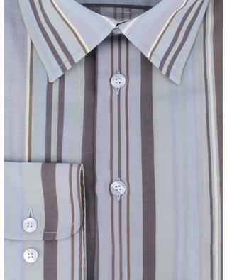 Striped long-sleeved linen and cotton shirt ETRO