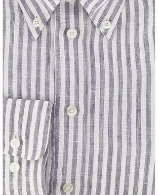 Striped linen shirt with button-down collar ETRO