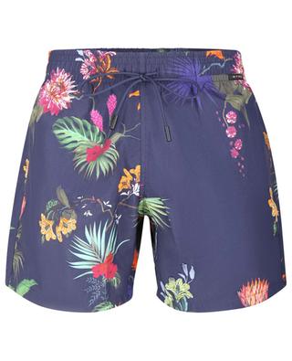 Exotic flower print adorned swim shorts ETRO