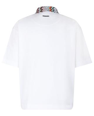 Herringbone collar jersey short-sleeved T-shirt MISSONI