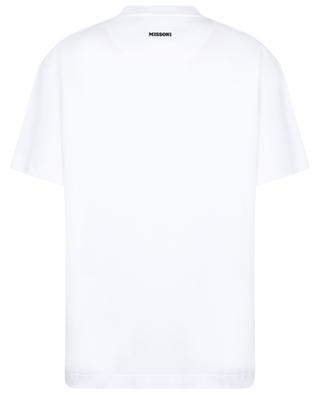 Kurzarm-T-Shirt mit aufgesetzter Strick-Tasche MISSONI