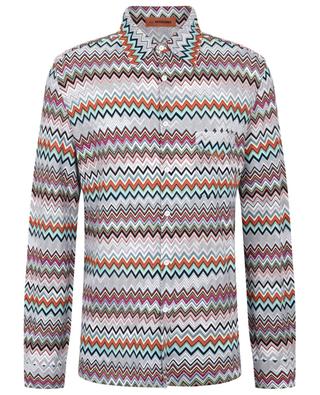 Herringbone knit long-sleeved shirt MISSONI
